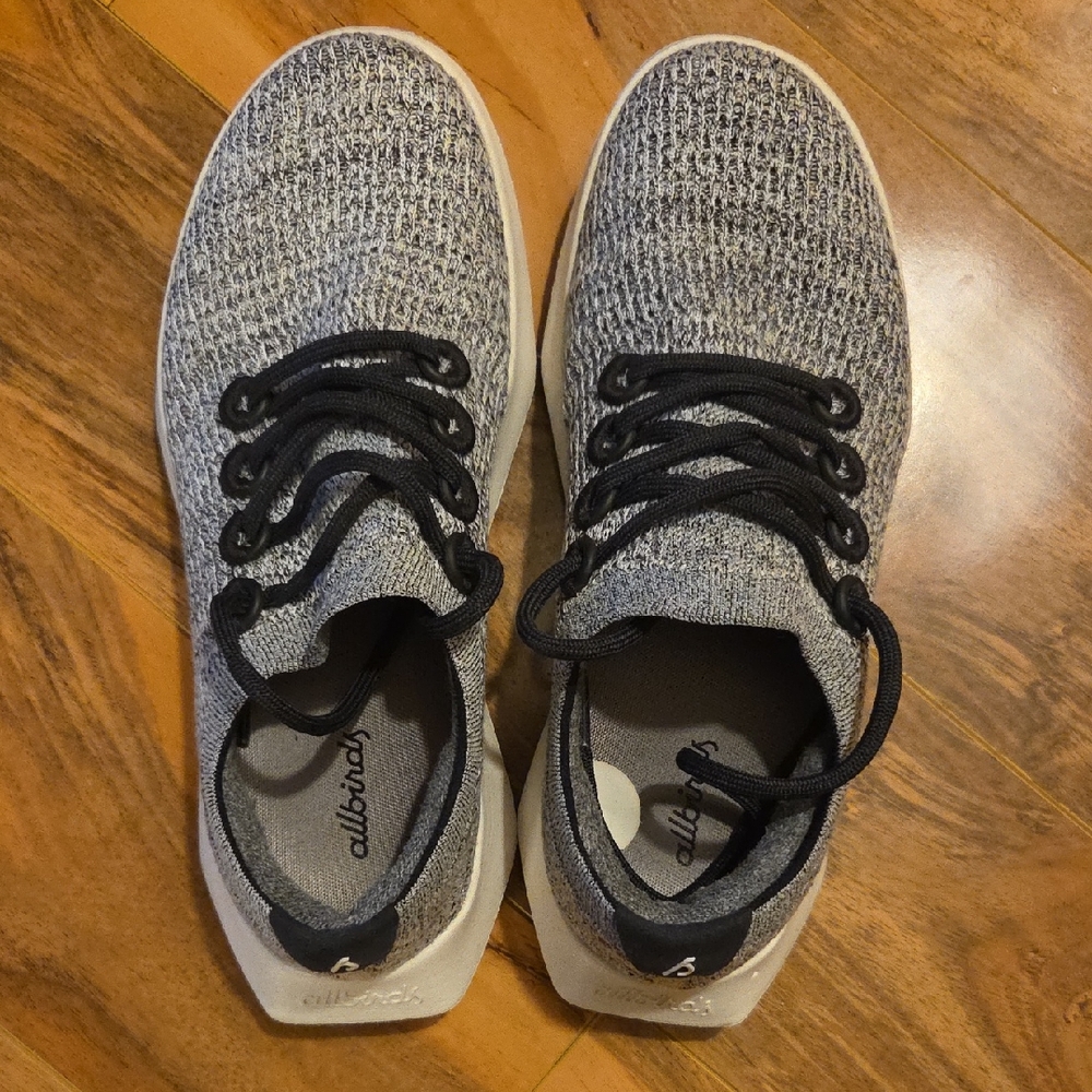 Allbirds Charcoal and Black Knit Shoes